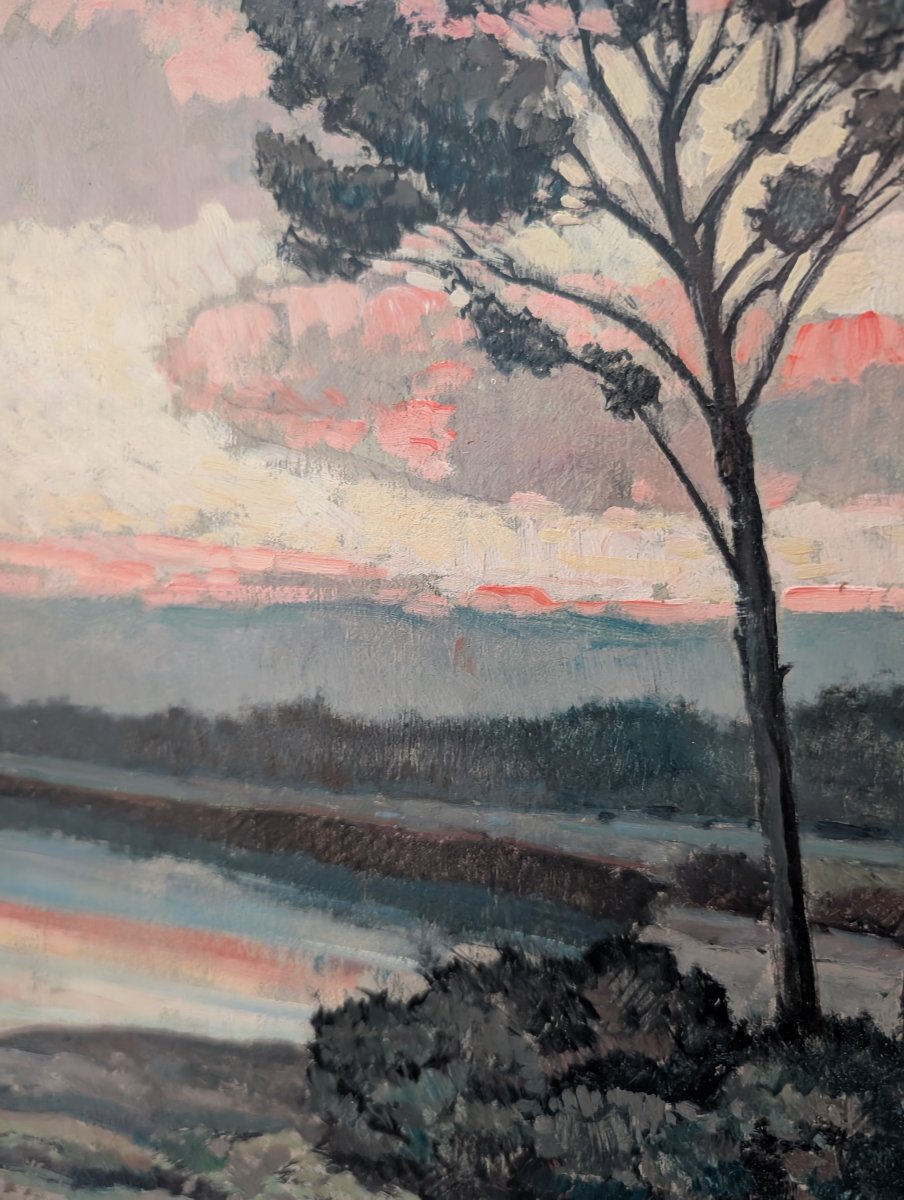 Gino Romiti – Landscape At Sunset -photo-4