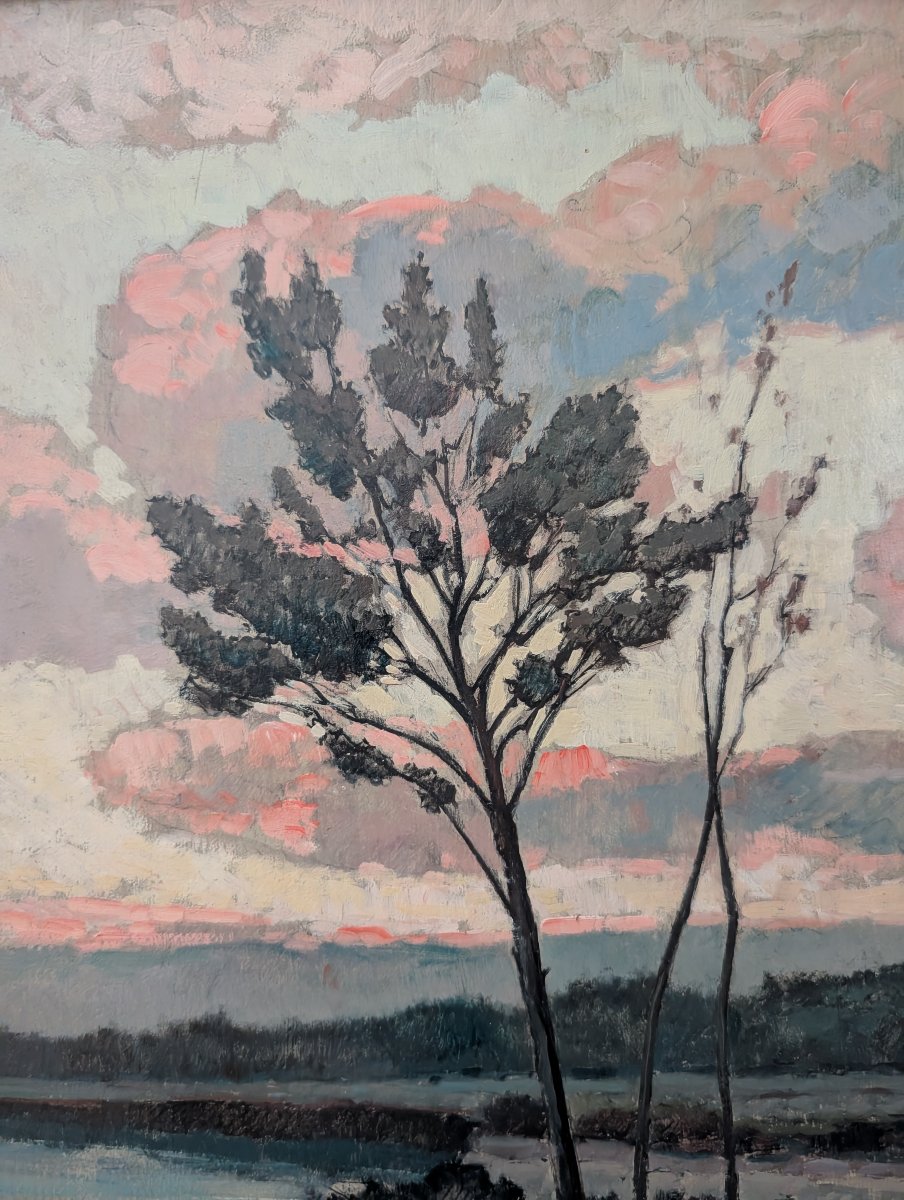 Gino Romiti – Landscape At Sunset -photo-3