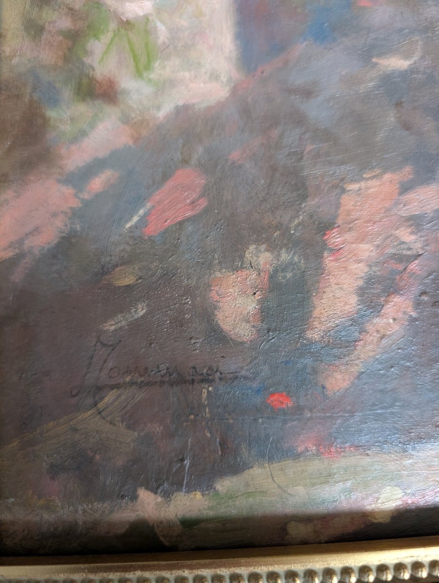 Lodovico Tommasi (1866–1941) – Paysage toscan avec maison de campagne-photo-4