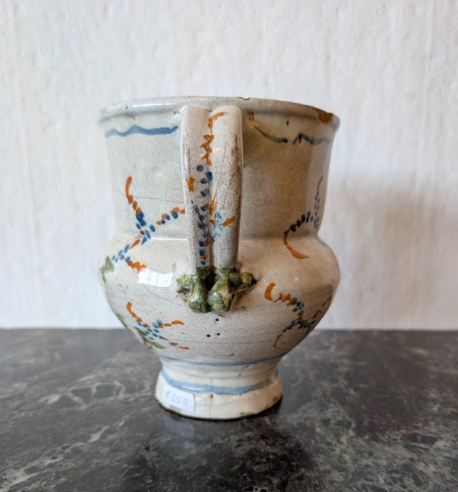Pichet en faïence polychrome – Région ligure, XVIIIe siècle-photo-4