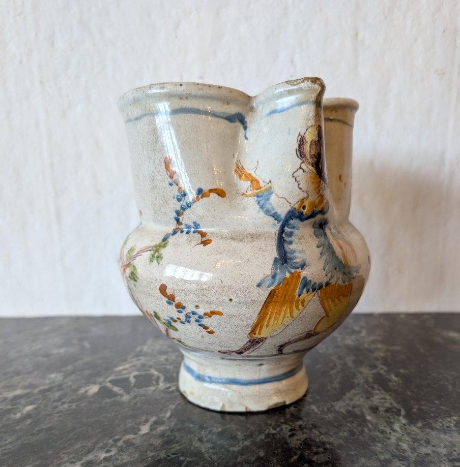 Pichet en faïence polychrome – Région ligure, XVIIIe siècle-photo-2