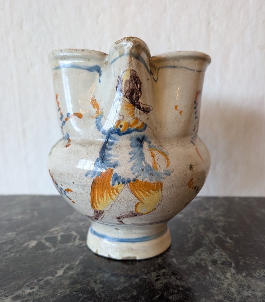 Pichet en faïence polychrome – Région ligure, XVIIIe siècle