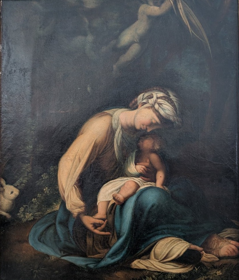 Madonna And Child – Oil On Canvas, Early 19th Century  -photo-4
