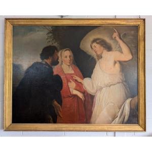 Tableau ancien – École flamande du XVIIe siècle