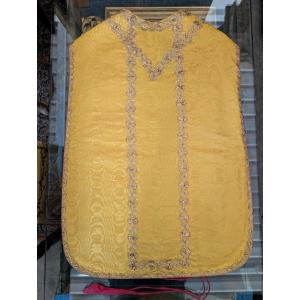 Embroidered Liturgical Chasuble – Second Half Of The 19th Century