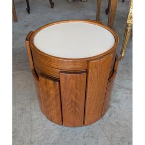 Quatre tables gigognes Gianfranco Frattini pour Cassina – Modèle 780 – Années 1960-1970