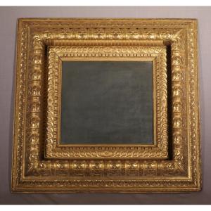 Late 18th Century Italian Style Carved And Gilded Wooden Frame