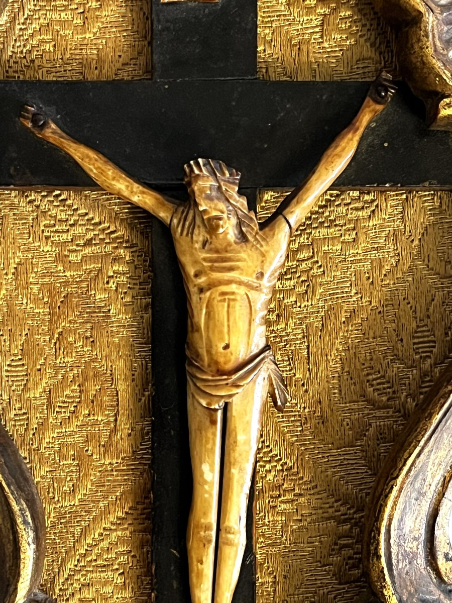 Louis XV Style Crucifix, 19th Century Period.-photo-2