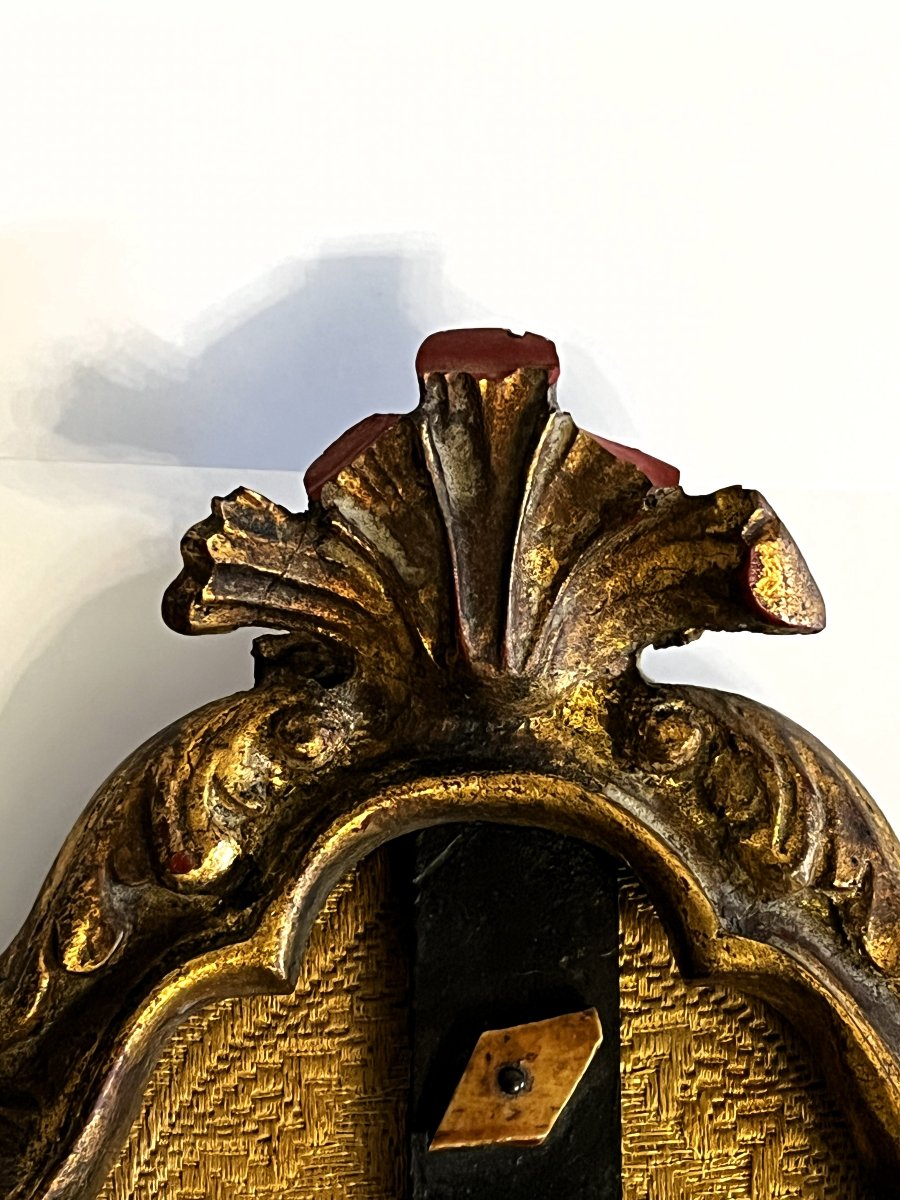 Louis XV Style Crucifix, 19th Century Period.-photo-3