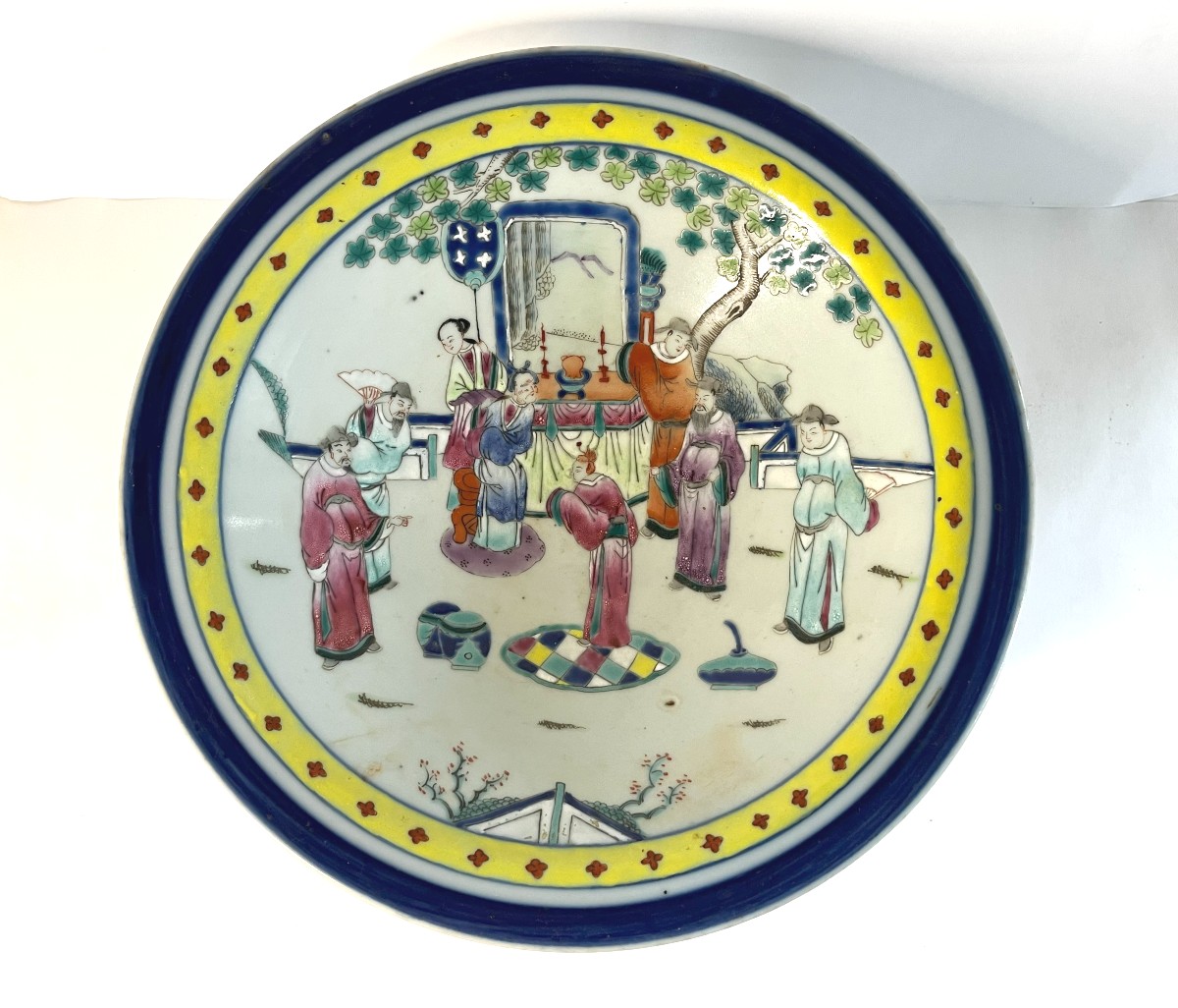 Coupe en porcelaine de Chine, 19ème siècle.