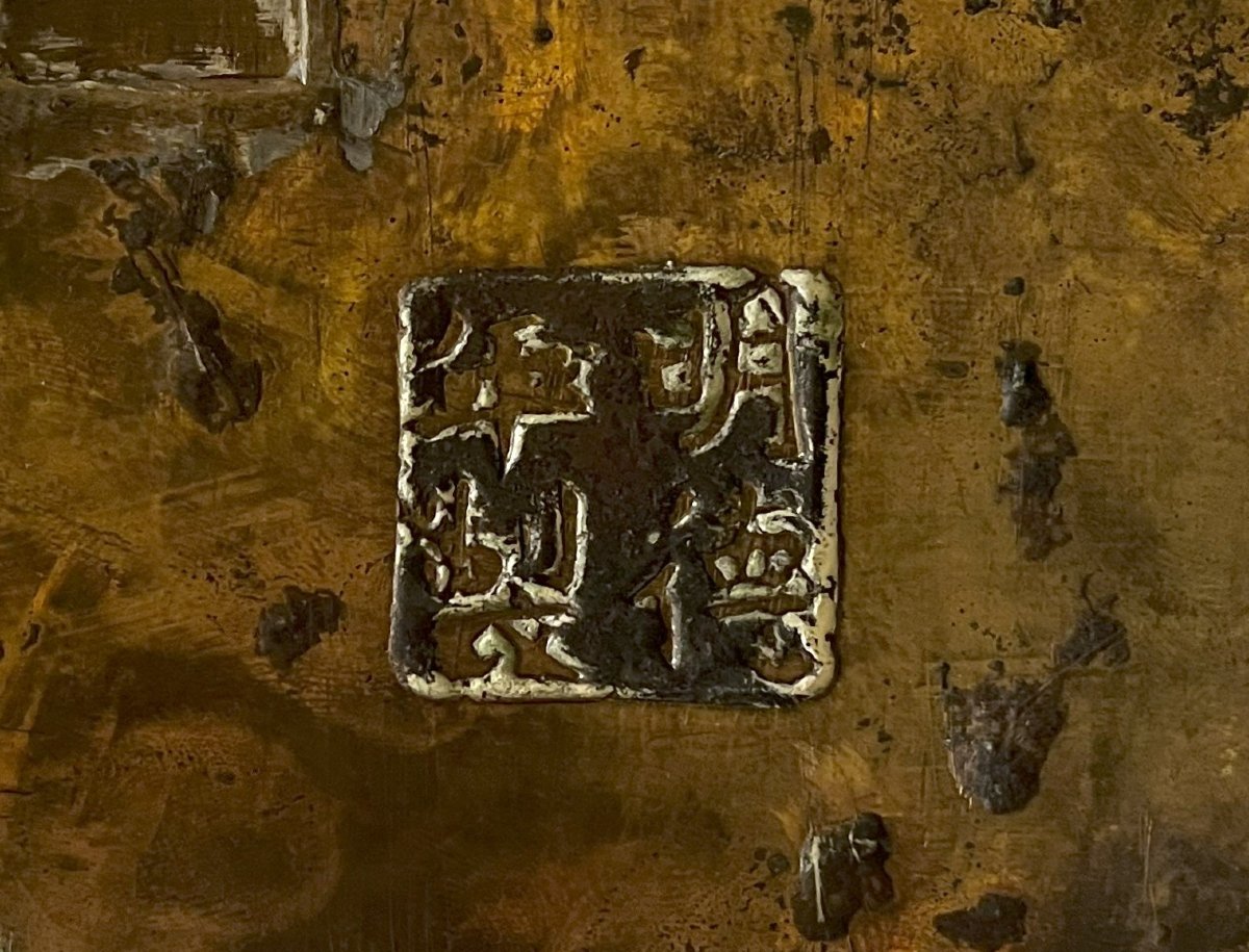 Brûle-parfum en bronze, Chine, 19ème siècle-photo-2