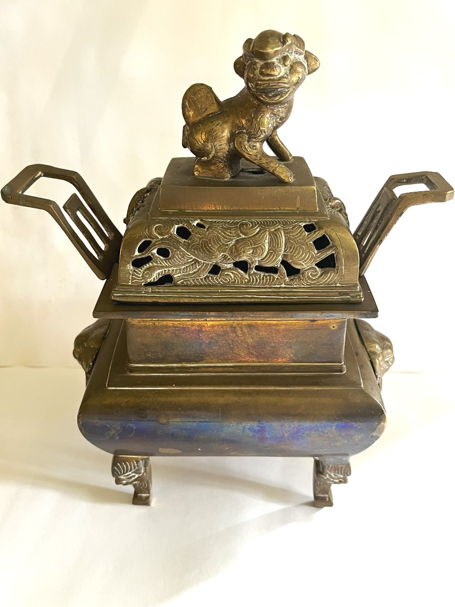 Brûle-parfum en bronze, Chine, 19ème siècle