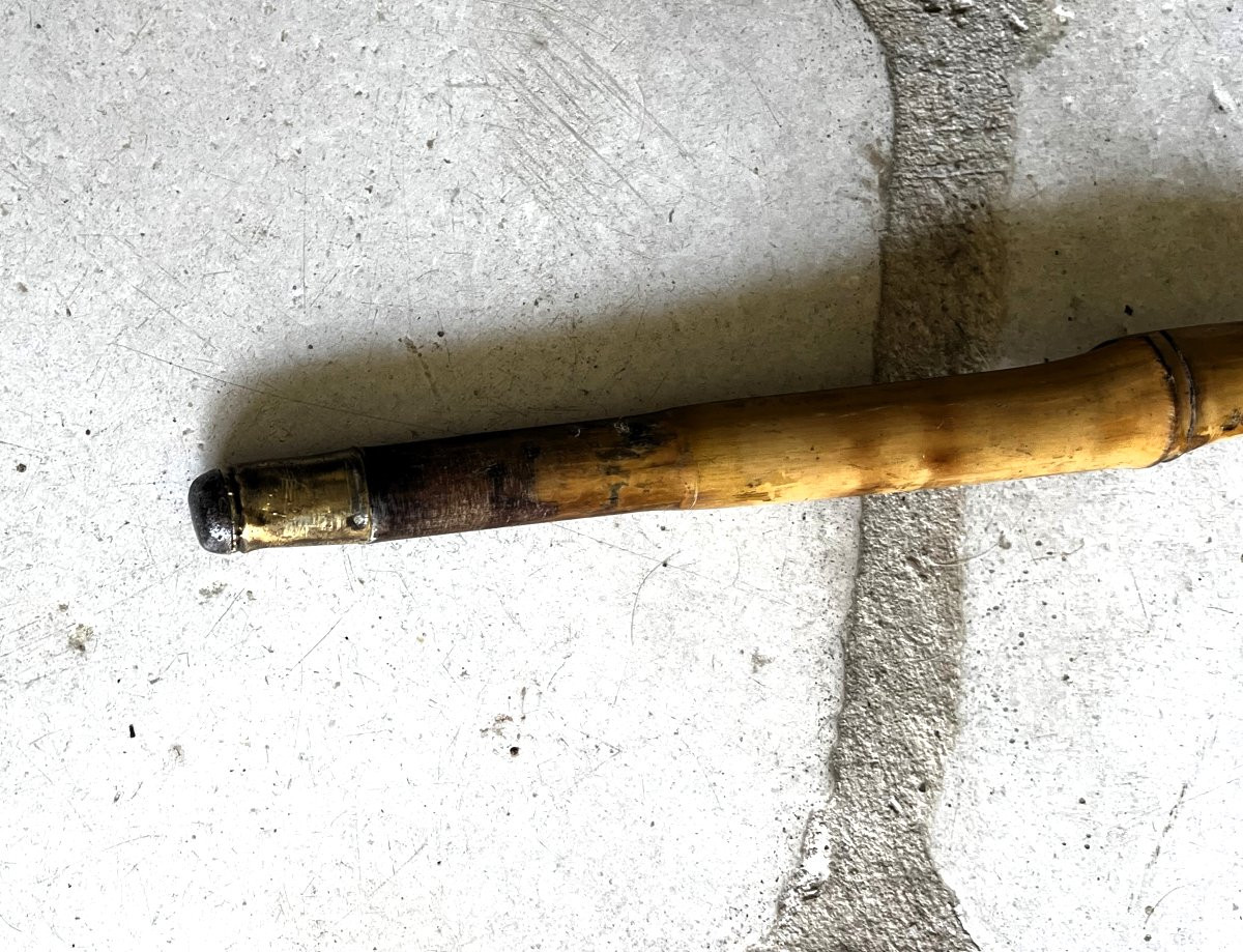 canne-épée en bambou, 19ème siècle-photo-4