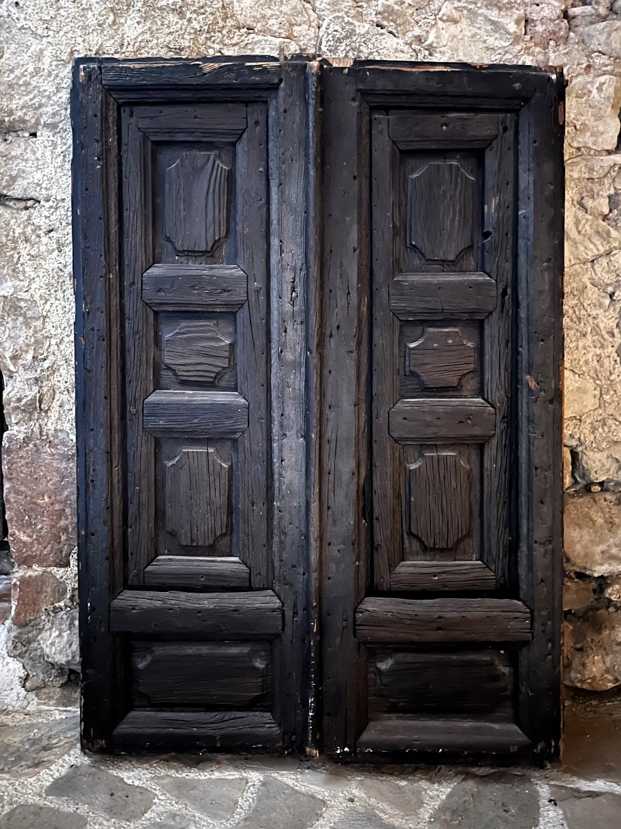 Volet-fenêtre espagnol du 17ème siècle.-photo-4