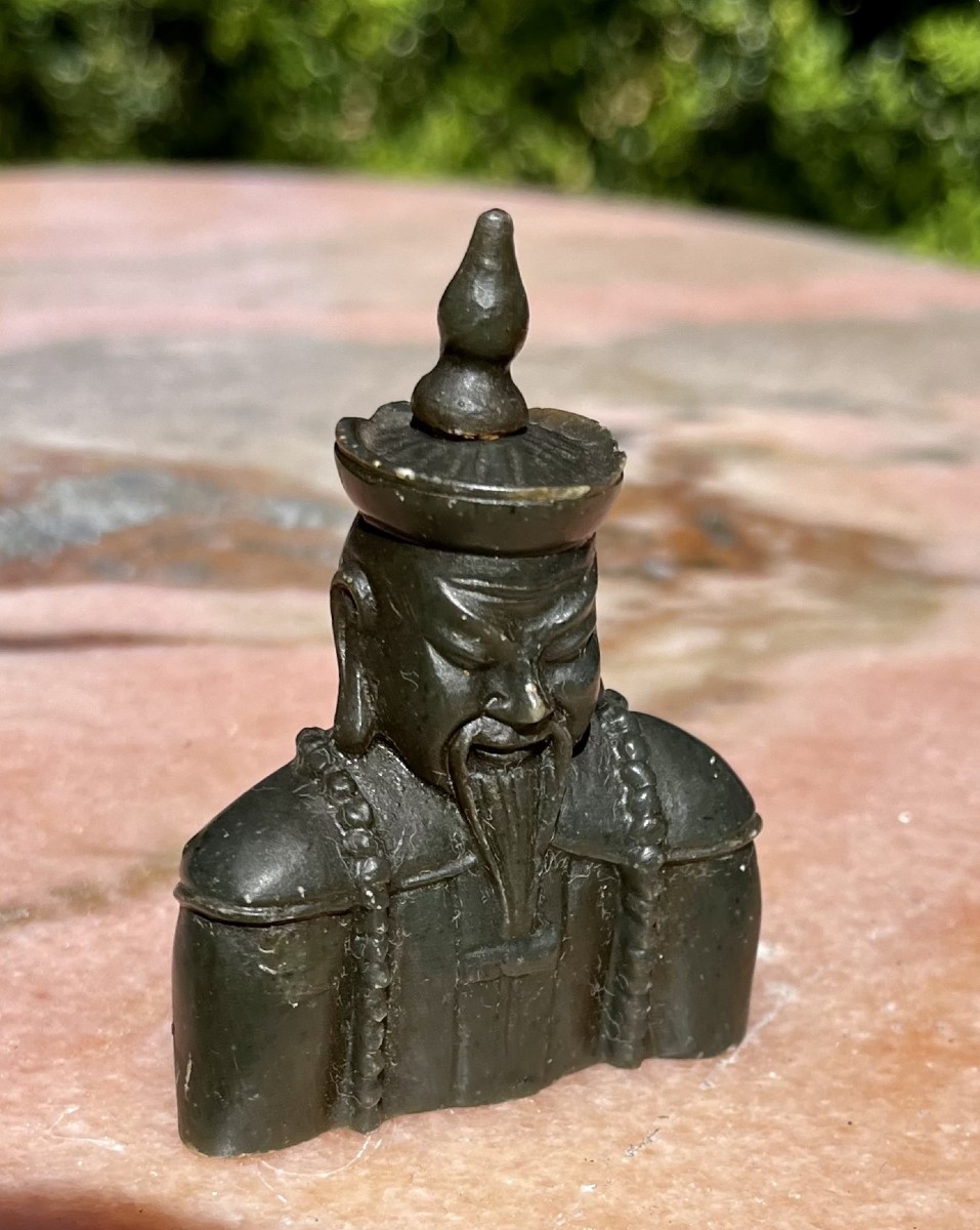 Hard Stone Snuffbox, Or Opium Pot, China, 19th Century.