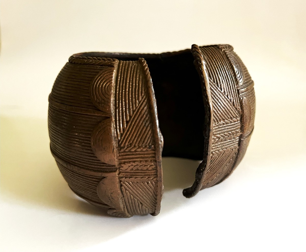 Bracelet d'esclave en bronze, début 20ème siècle