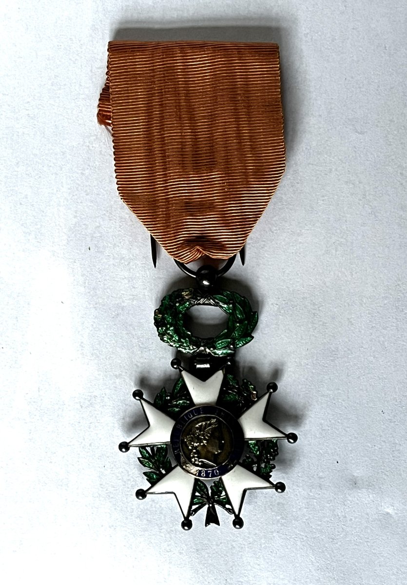 Legion Of Honour Silver And Enamel Medal-photo-2