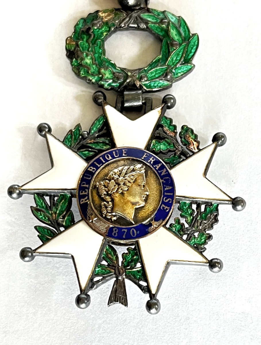 Legion Of Honour Silver And Enamel Medal