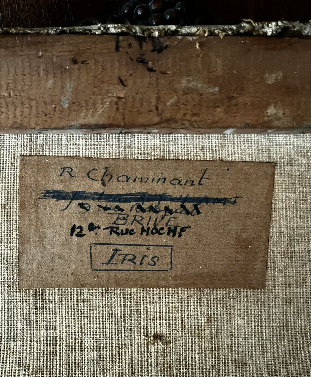 The Irises, Oil On Canvas By Chaminand-photo-4