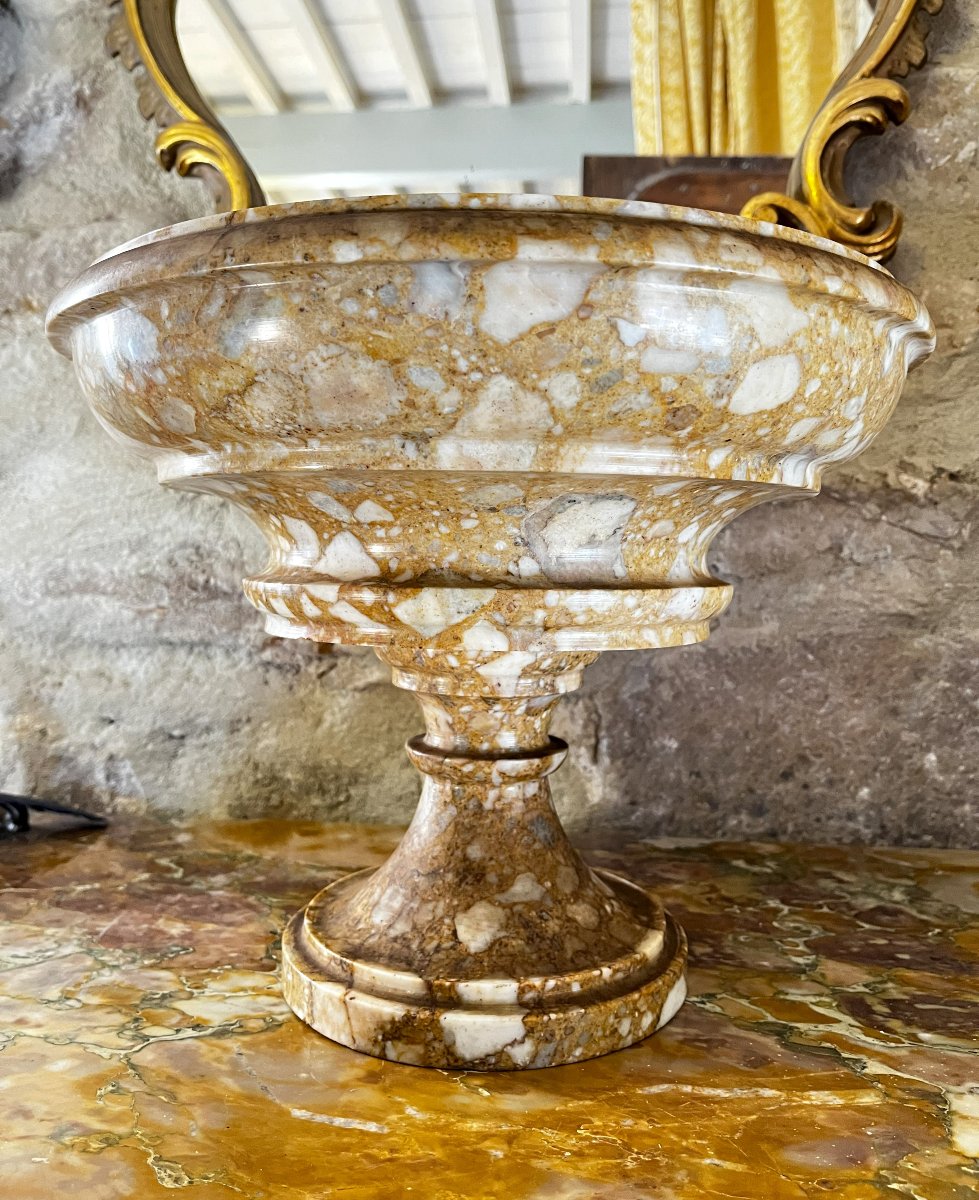 Coupe en marbre jaune de Sienne-photo-4