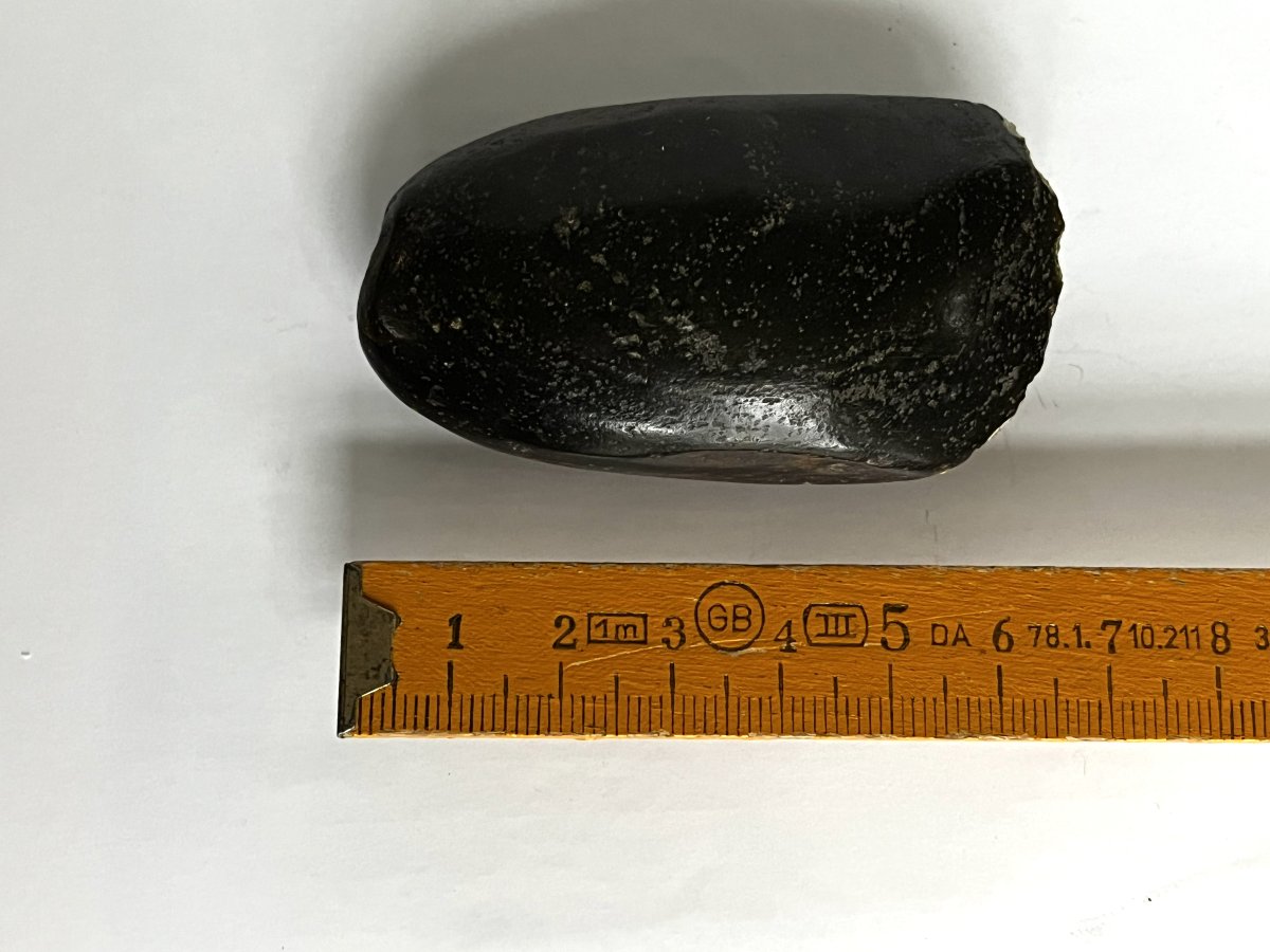 Collection de 4 haches en pierres polies, Néolithique.-photo-3