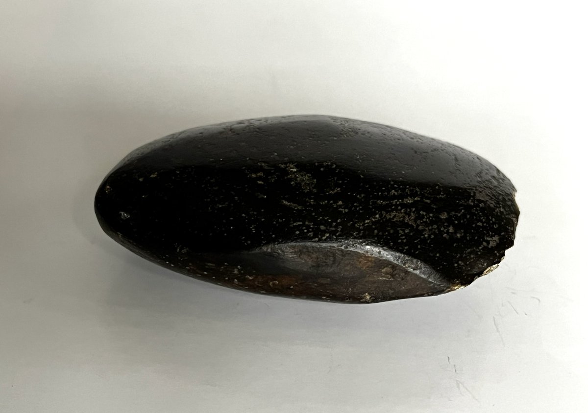 Collection de 4 haches en pierres polies, Néolithique.-photo-4