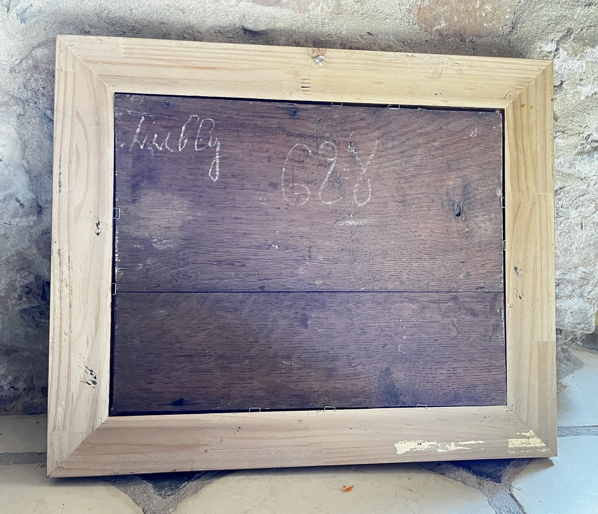 "the Gold Merchant", Oil On Panel, Flemish School, 19th Century-photo-3