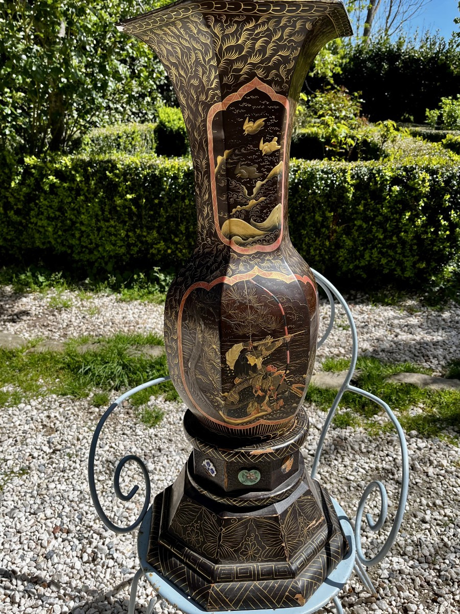 Grand vase japonais, rare par la taille, 19ème siècle