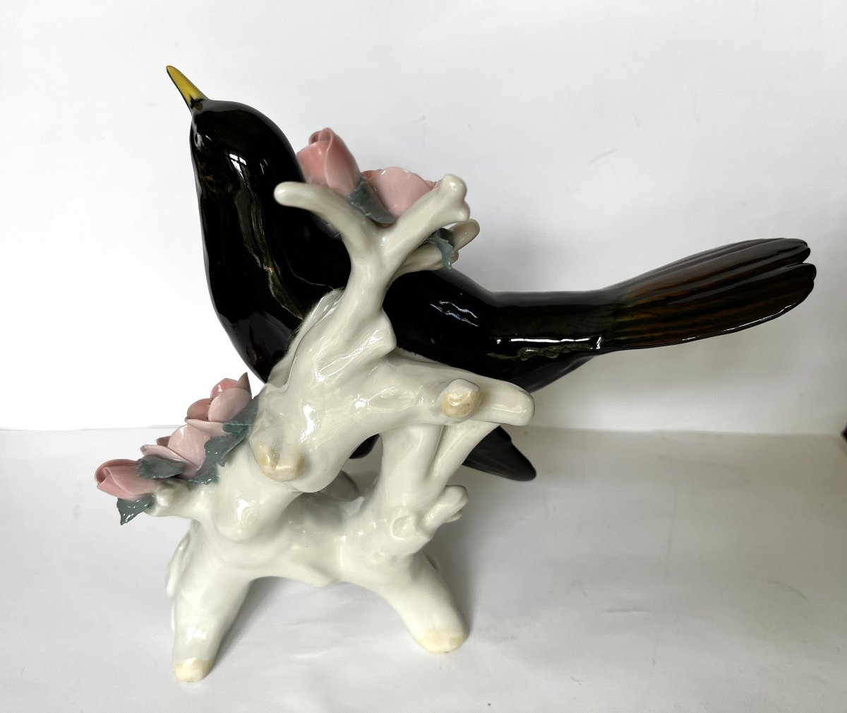Saxony Porcelain Blackbird-photo-3