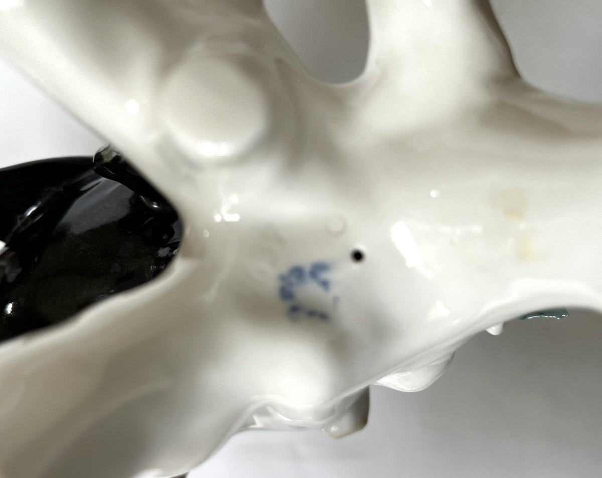 Saxony Porcelain Blackbird-photo-1