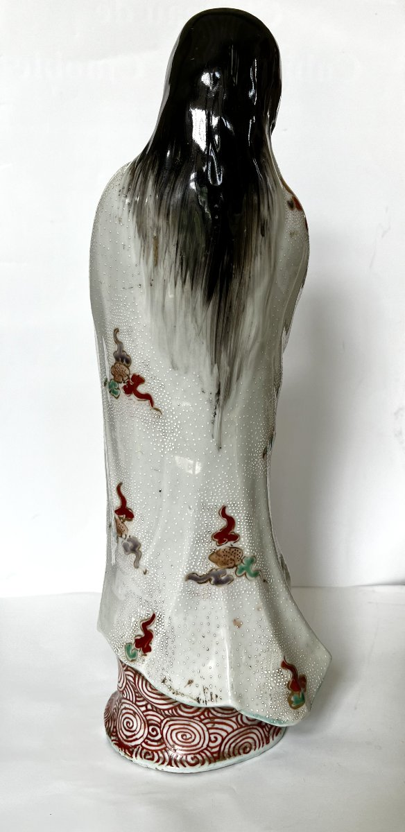 Porcelain Goddess, Japan, 19th Century.-photo-2