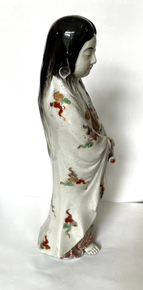 Porcelain Goddess, Japan, 19th Century.-photo-3