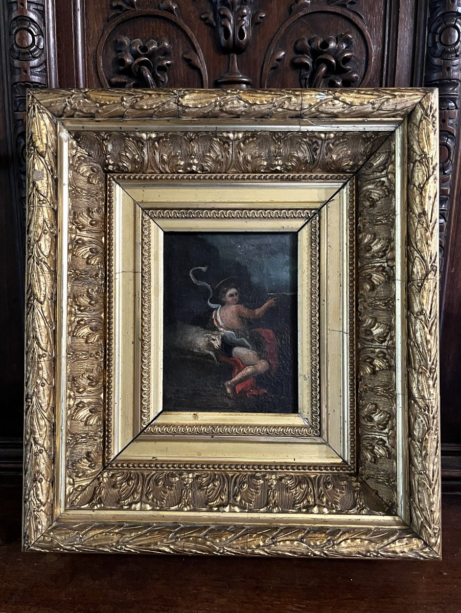 Saint John, 18th-century Oil On Canvas.