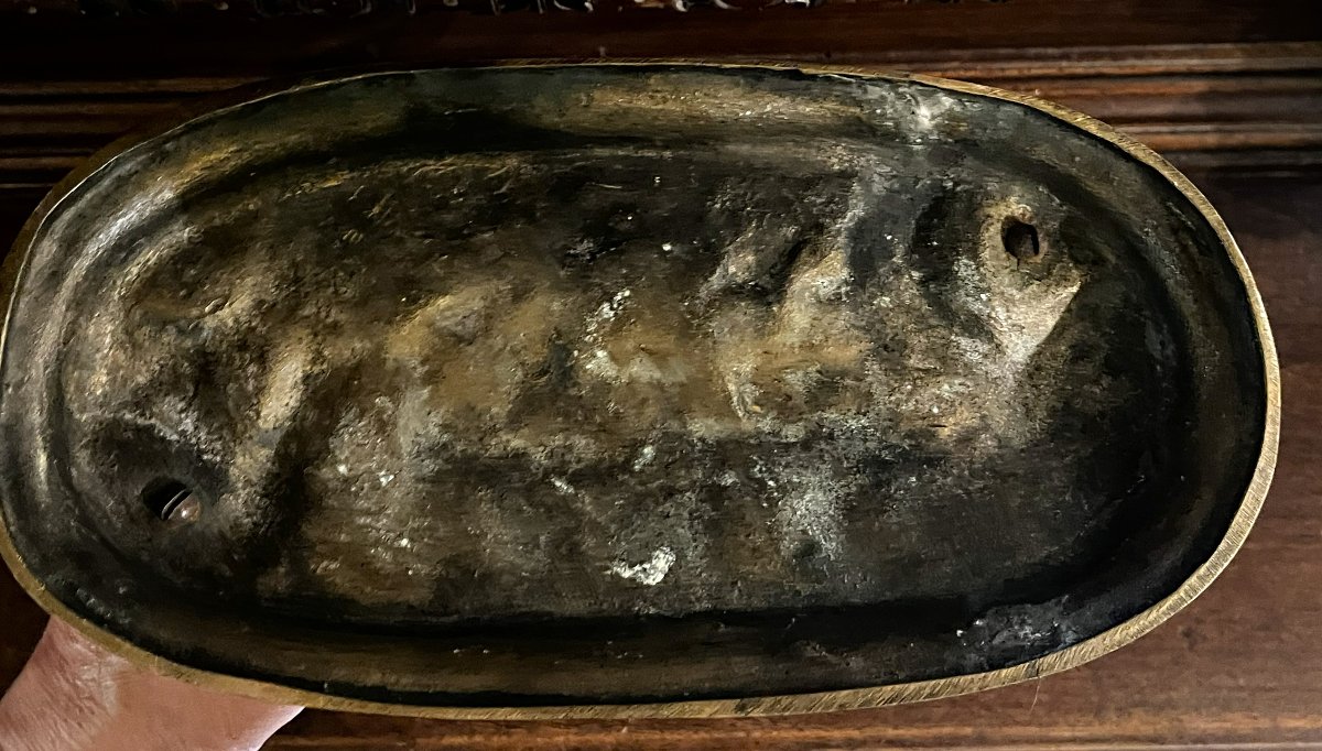 Dogue allemand, bronze, fin XIX ou début XXème siècle-photo-4