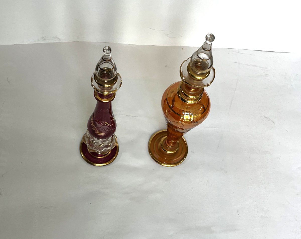 Deux flacons à parfums époque Napoléon III-photo-2