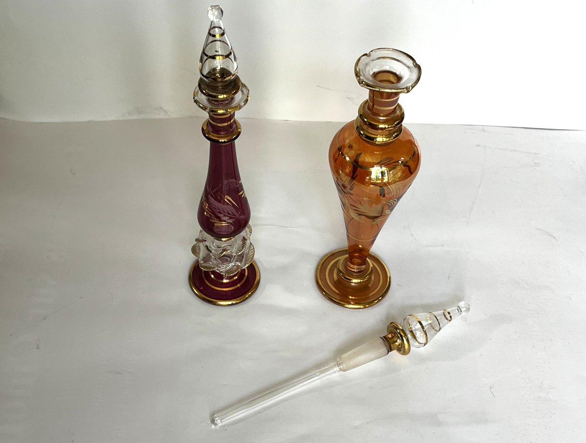 Deux flacons à parfums époque Napoléon III-photo-3
