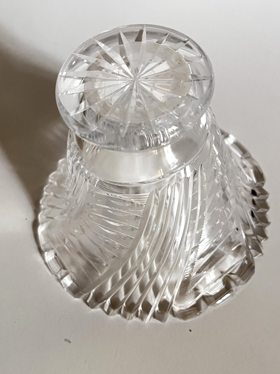 Service de toilette en cristal taillé, années 1940/1950-photo-1