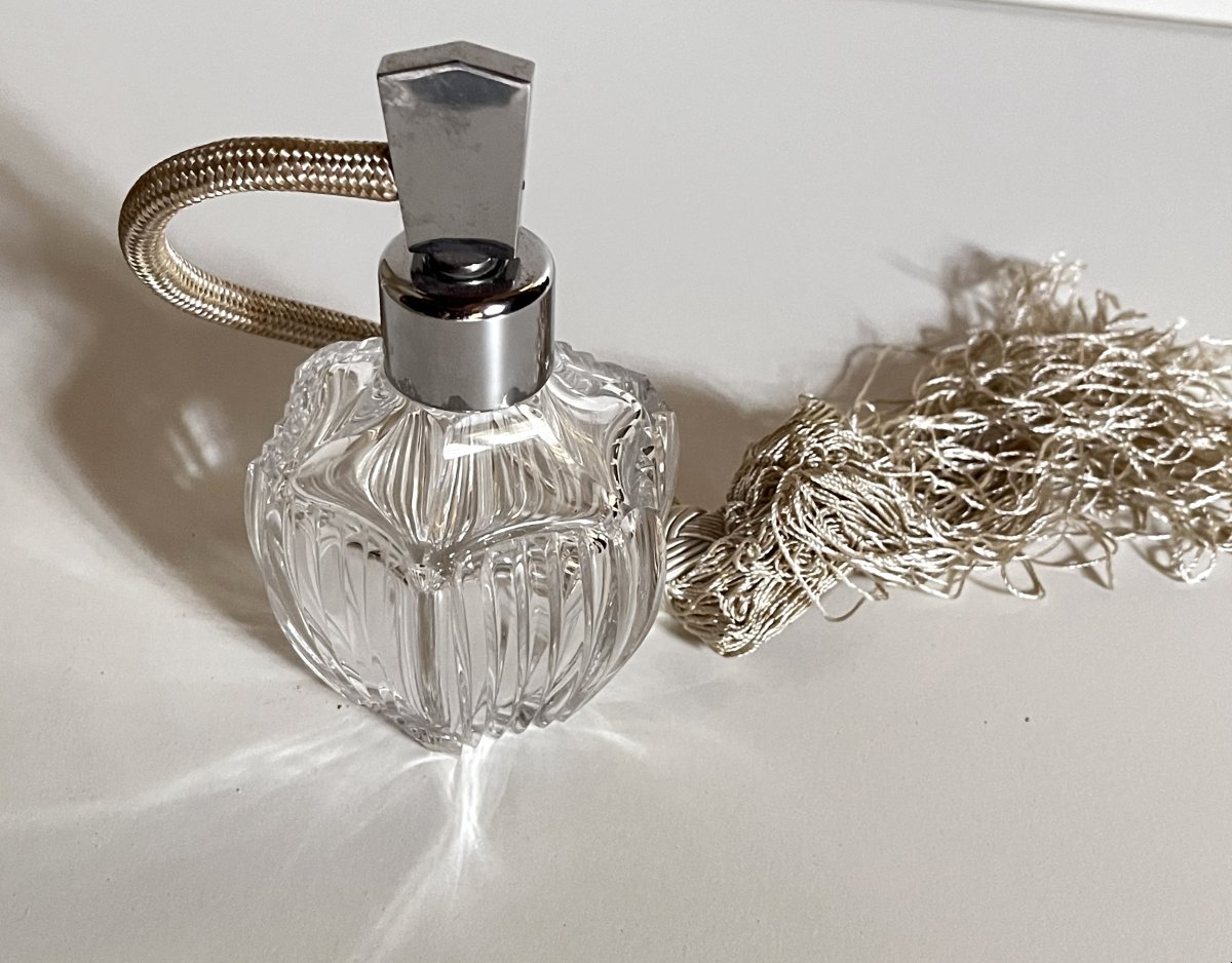 Service de toilette en cristal taillé, années 1940/1950-photo-7