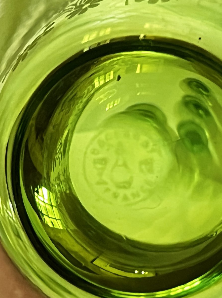 Service de 6 verres en cristal de Baccarat, style art déco.-photo-4