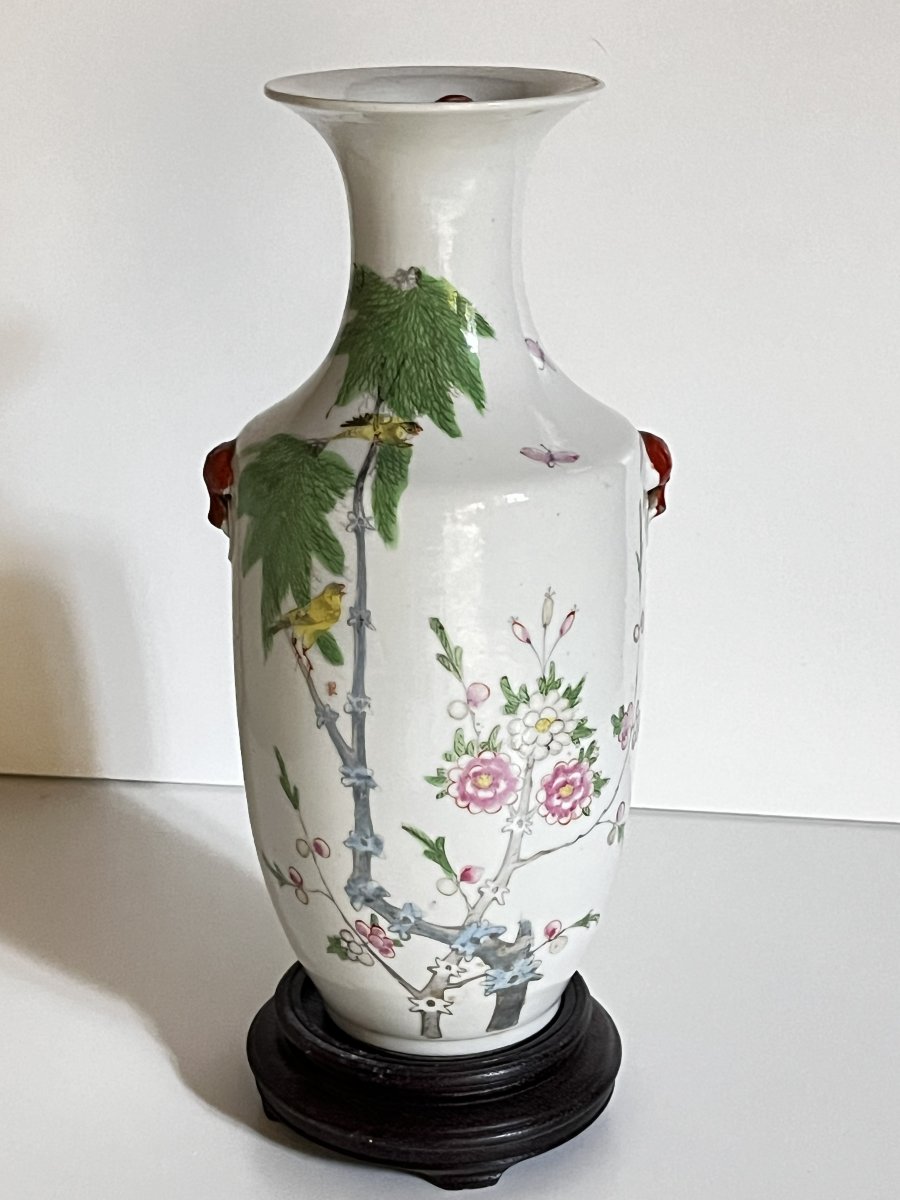 Vase, porcelaine de Chine du XIXème siècle