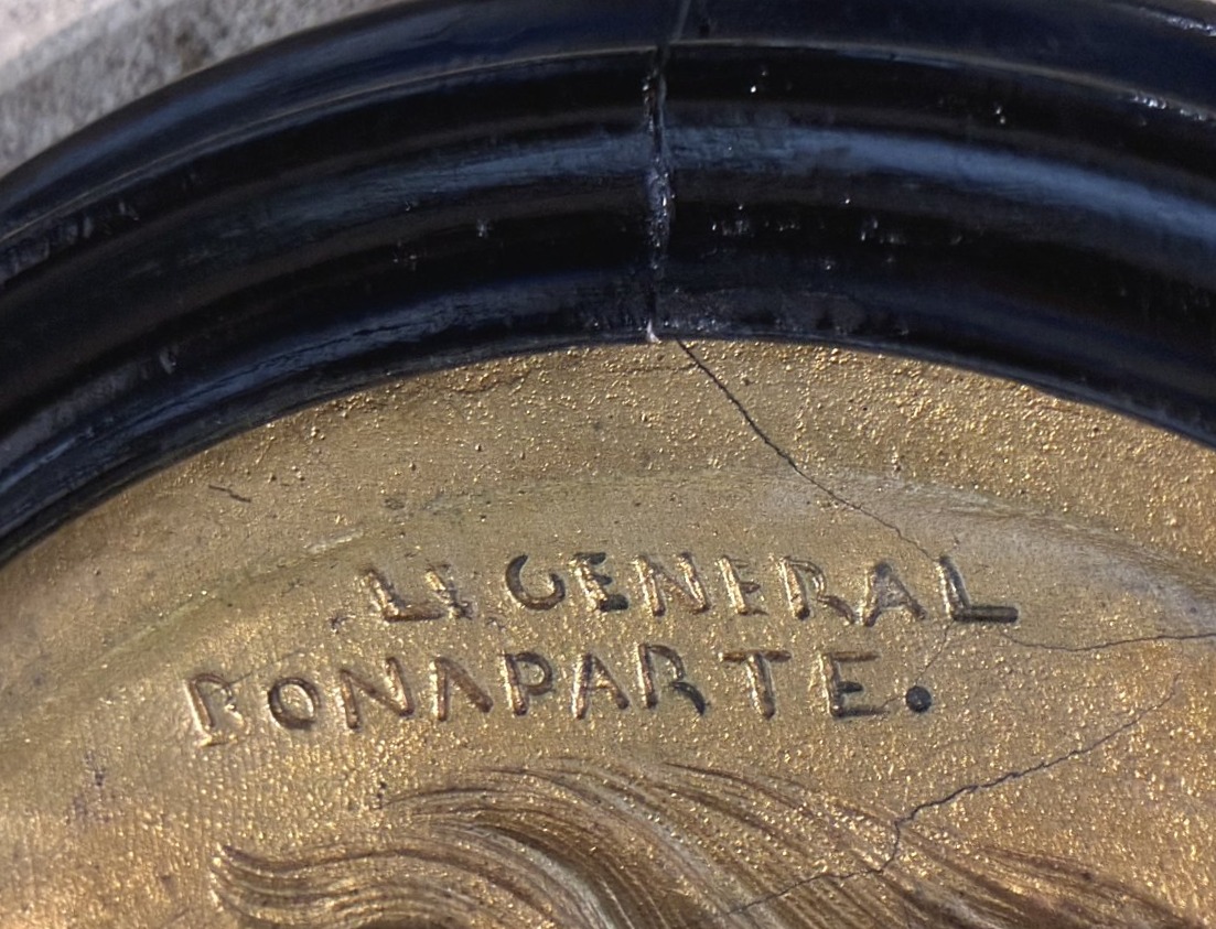 Bronze Medallion Of "napoleon Bonaparte" By David d'Angers, 1831-photo-4