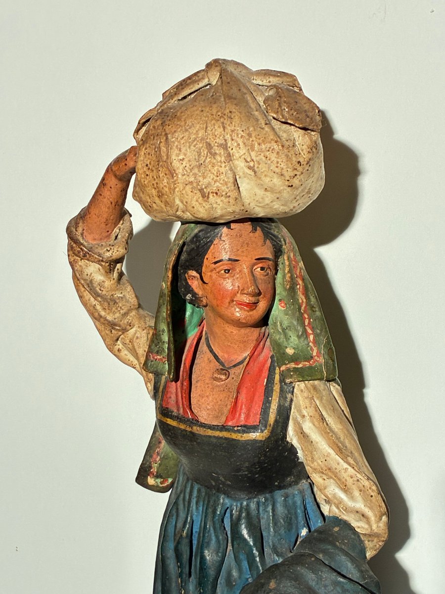 Papier-mâché Figurines, Italy, 19th Century-photo-3
