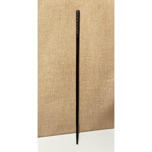 Mahogany Cane Inlaid With Silver Thread, 90 Cm