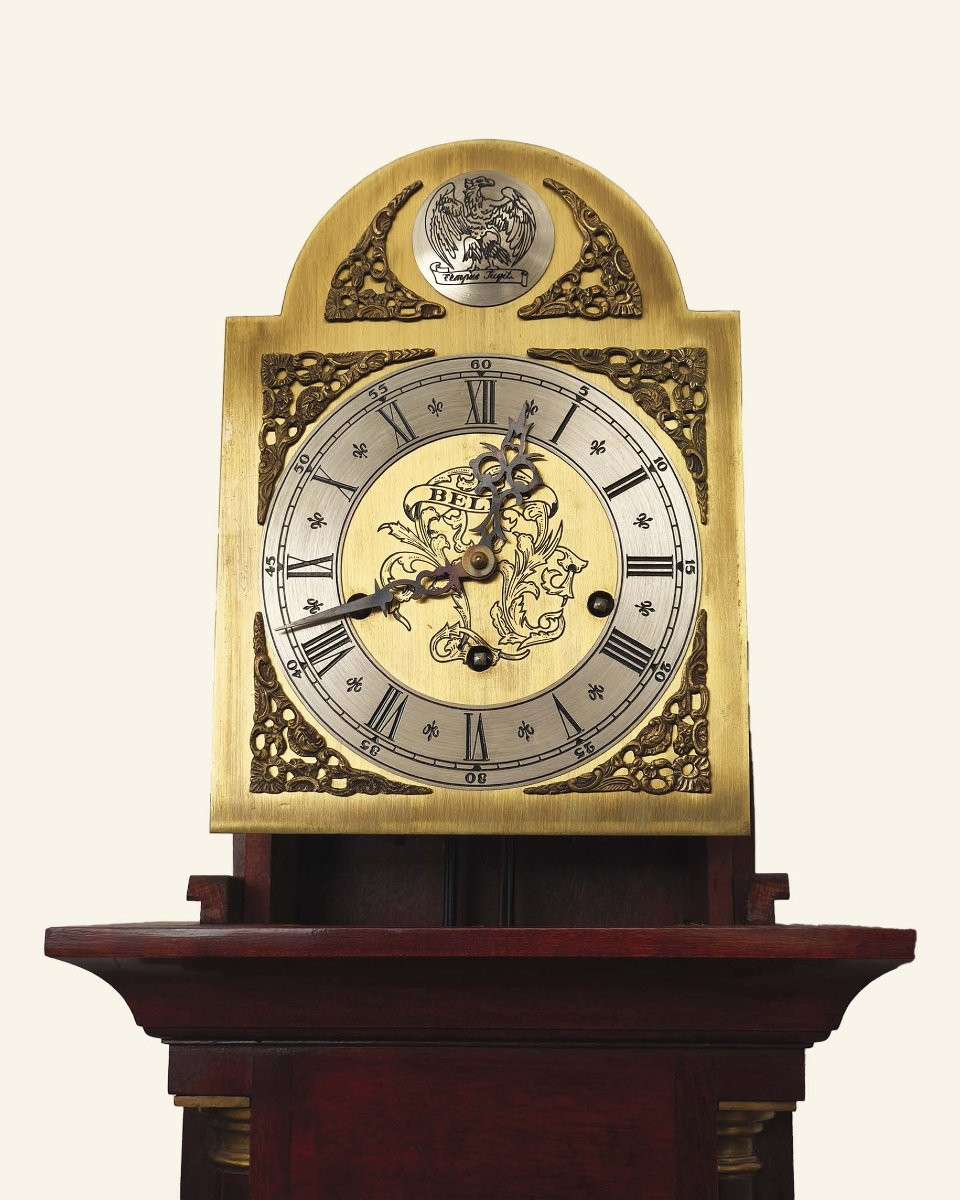 African Mahogany Longcase Clock With Four-melody Chime – Bell's, England-photo-4