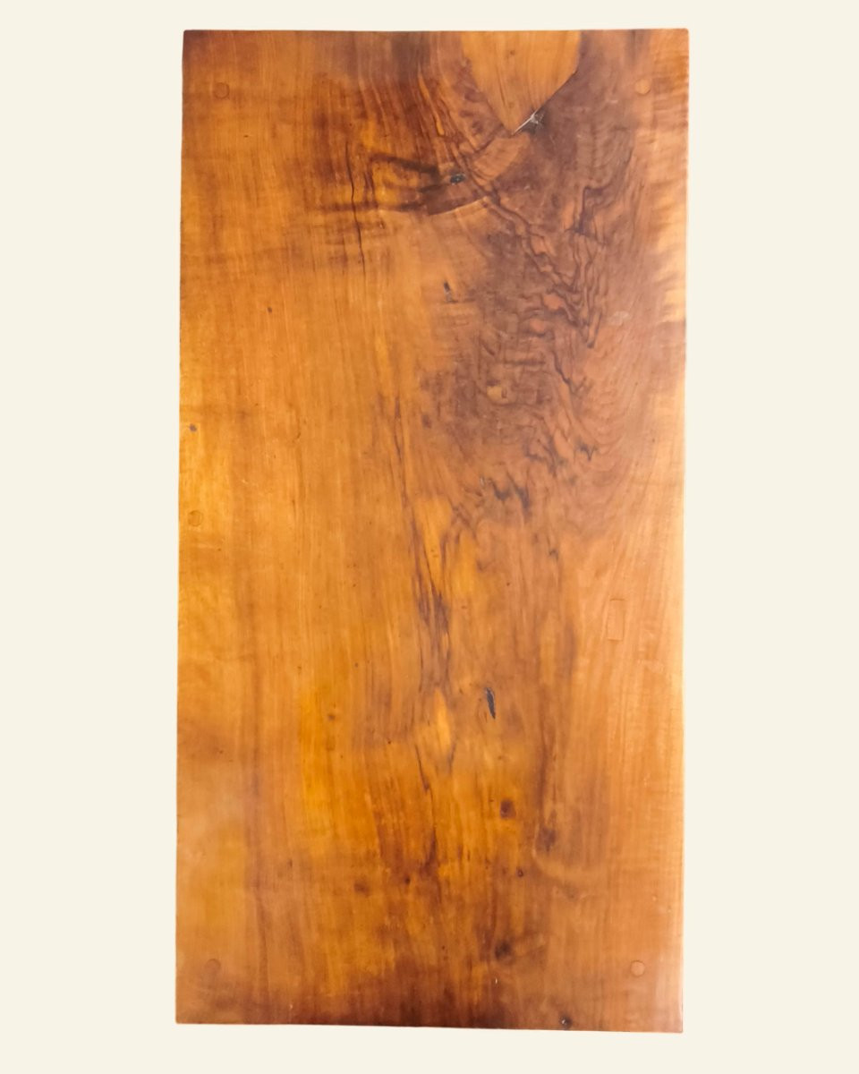 Antique Chest Of Drawers In Solid Walnut – Four Drawers – Late 19th Century-photo-2