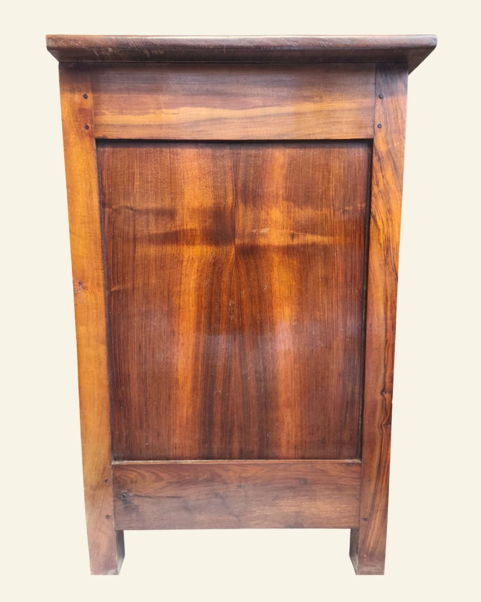 Antique Chest Of Drawers In Solid Walnut – Four Drawers – Late 19th Century-photo-4