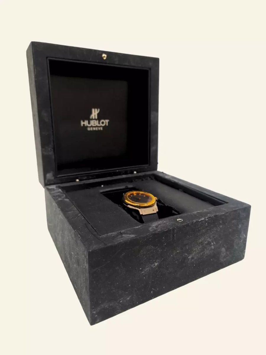 Montre Hublot Genève Lady en acier, or 18 carats et titane, vers 2005-photo-3