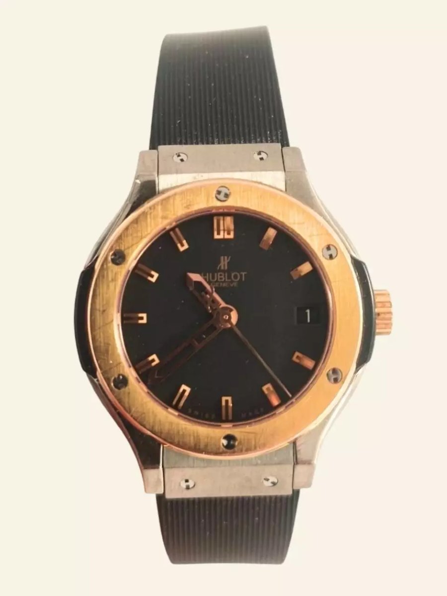 Montre Hublot Genève Lady en acier, or 18 carats et titane, vers 2005