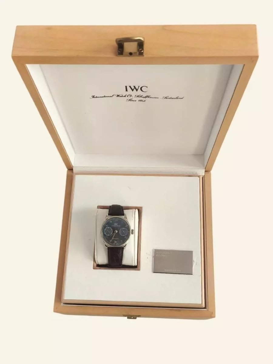 Montre IWC Portugieser Automatic 7 Days IW5001 en or blanc 18 ct-photo-6