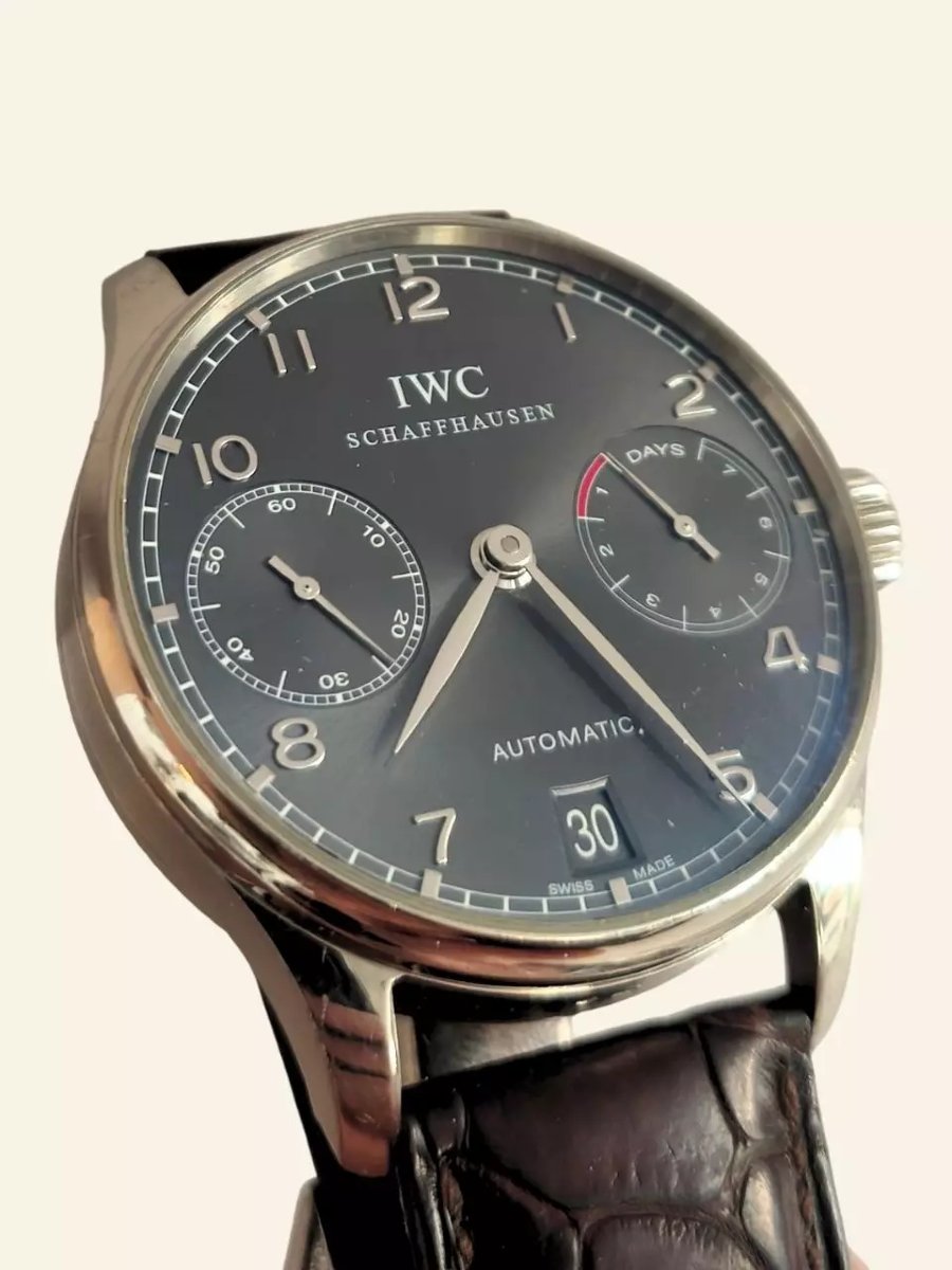 Montre IWC Portugieser Automatic 7 Days IW5001 en or blanc 18 ct